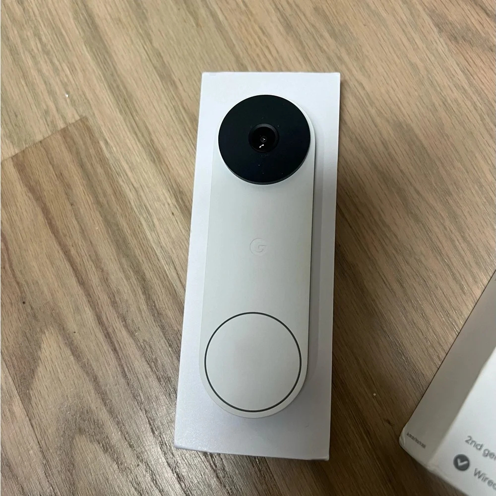 NEW Google Nest Doorbell - (Wired, 2nd Gen) - Wired Video Doorbell Camera - Snow